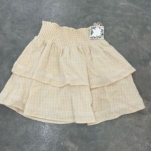 Chelsea & Violet Cream Colored Skirt Girls XL NWT